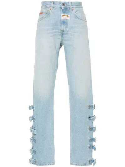 Martine Rose 5 Pockets Straight-leg Jeans In Blue