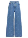 Martine Rose Monogram-print Straight-leg Jeans
