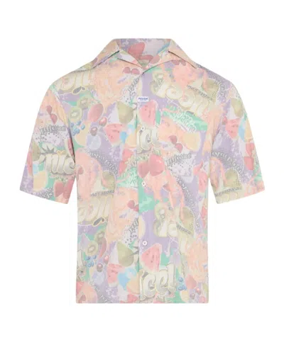 Martine Rose All-over Patterned Button-up Shirt In Multi