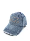 Martine Rose Curved Peak Six-panel Construction Hat In Blue