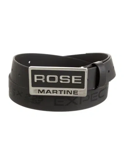 Pre-owned Martine Rose Belt Kit In Black