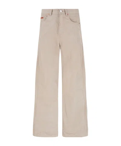 Martine Rose Belt-loop Casual Pants In Nude
