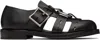 Martine Rose Multi-strap Slippers In Black