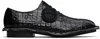 Martine Rose Black Clarks Edition Classic Derbys In Animal Print