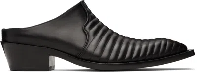 Martine Rose Black Cowboy Mules