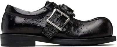 Martine Rose O-ring Bulb Toe Loafers In Black