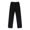 Martine Rose Black Sports Hem Trousers In Blue