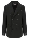 Martine Rose Striped Blazer Buttoned Cuffs In Black