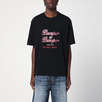 Martine Rose Black T-shirt With Printed Logo Men