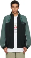 Martine Rose Black T-lining Track Jacket In Green