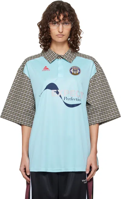 Martine Rose Blue & Green S/s T-shirt Polo