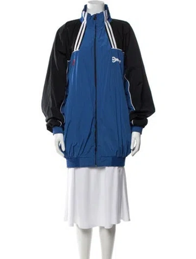 Pre-owned Martine Rose Bomber Jacket In Blue