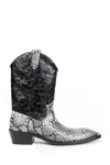 Martine Rose Man Grey Boots In Gray