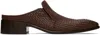 Martine Rose Brown Snout Loafers In Brown