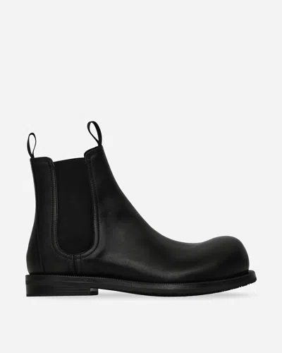 Martine Rose Bulb Toe Chelsea Boots In Black