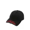 Martine Rose Distressed Logo Baseball Cap In Black