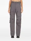 Martine Rose Women Twist Seam Cargo Pants In Grey