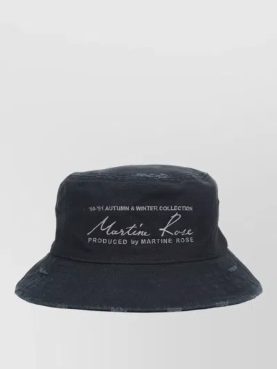 Martine Rose Casual Hat Stitched Detailing Wide Brim In Blue