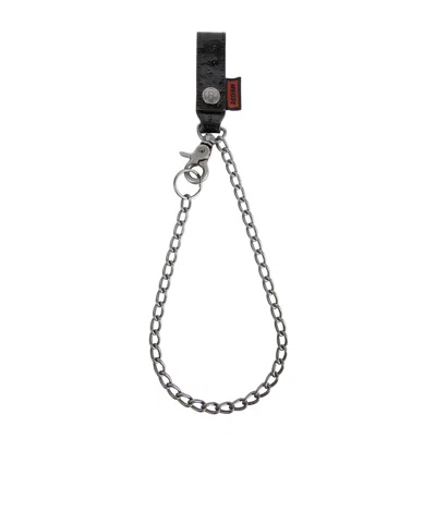 Martine Rose Chain Keychain In Metallic