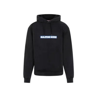 Martine Rose Classic Black Cotton Hoodie