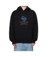 Martine Rose Black Classic Hoodie In Black