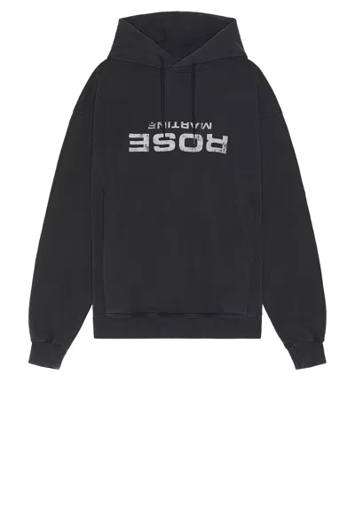 Martine Rose Cotton Sweatshirt With Logo In Black