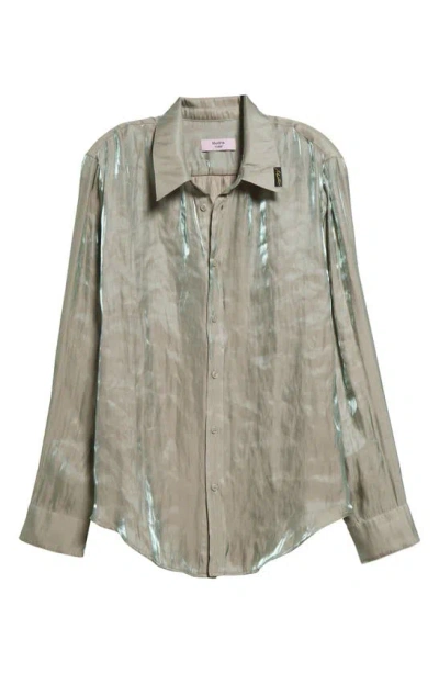 Martine Rose Beige Classic Shirt In Green | ModeSens