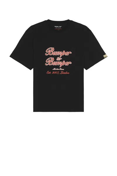 Martine Rose Classic T-shirt In Black Bumper