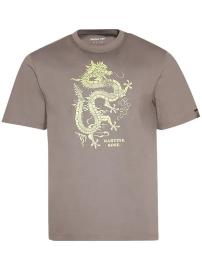 Martine Rose Classic T-shirt In Brown