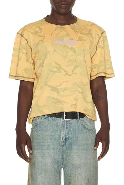 Martine Rose Classic T-shirt In Yellow