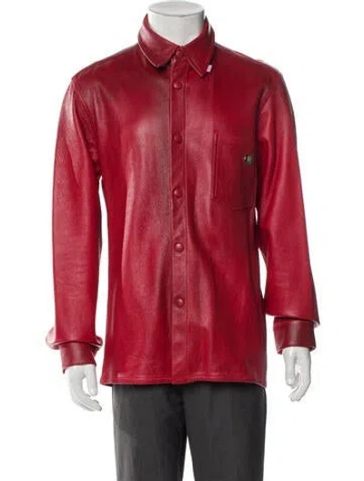 Pre-owned Martine Rose Coat In Red