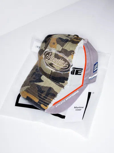 Pre-owned Martine Rose Collage Cap In Multi
