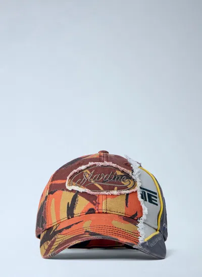 Martine Rose Collage Cap In Pink