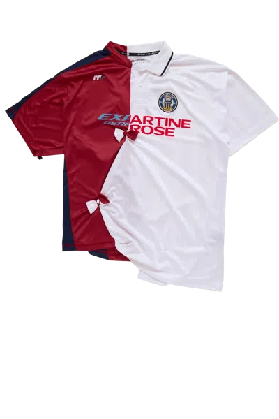Martine Rose Collage Football Top Multi In Red