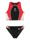 Martine Rose Colourblock Bikini In 黑色
