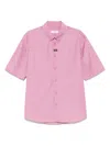 Martine Rose Cotton Poplin Shirt In Pink