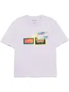 Martine Rose Cotton T-shirt In Purple