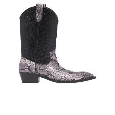 Pre-owned Martine Rose Cowboy Boot 'grey' | Men's Size 42 In Gray