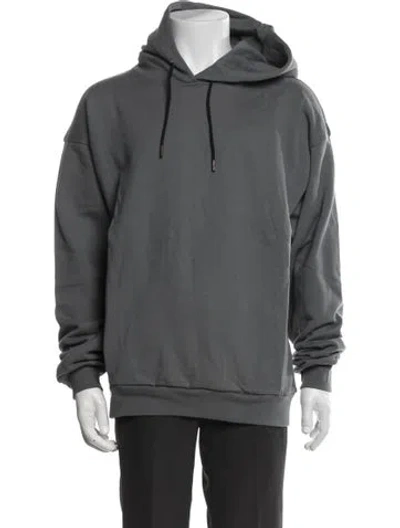 Pre-owned Martine Rose Crew Neck Long Sleeve Hoodie In Gray