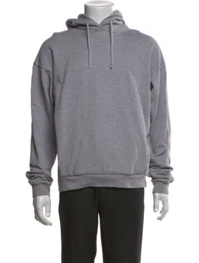 Pre-owned Martine Rose Crew Neck Long Sleeve Hoodie In Grey