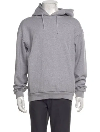 Pre-owned Martine Rose Crew Neck Long Sleeve Hoodie In Grey
