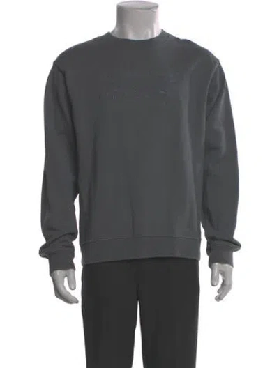 Pre-owned Martine Rose Crew Neck Long Sleeve Sweatshirt In Gray