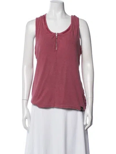 Pre-owned Martine Rose Crew Neck Sleeveless Top In Pink