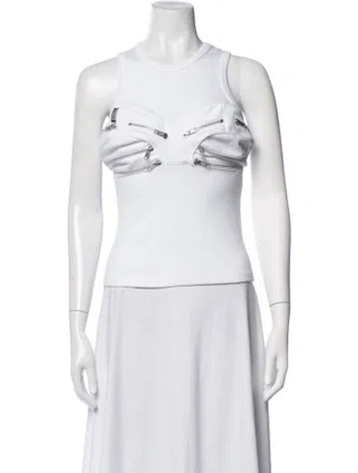 Pre-owned Martine Rose Crew Neck Sleeveless Top W/ Tags In White