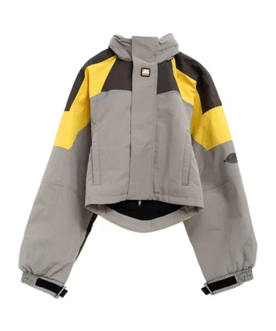 Martine Rose Cropped Puffer Jacket In Multi