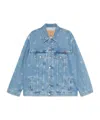 Martine Rose Denim Jacket In Blue