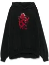 MARTINE ROSE DRAGON PRINT HOODIE