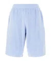Martine Rose Powder Blue Terry Bermuda Shorts
