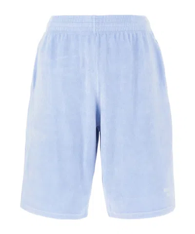 MARTINE ROSE MARTINE ROSE LOGO EMBROIDERED BERMUDA SHORTS