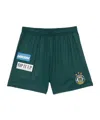 Martine Rose Football Track Shorts In Green